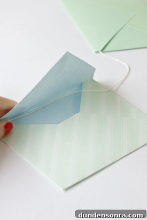 DIY Envelope Garland