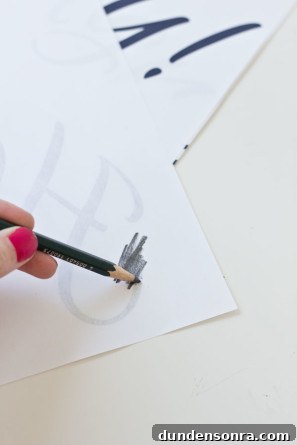 DIY Handwritten Font