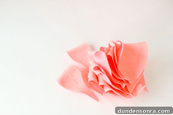 DIY Crepe Paper Roses