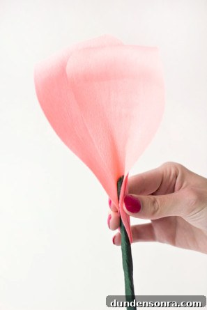 DIY Crepe Paper Roses