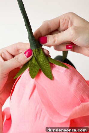 DIY Crepe Paper Roses