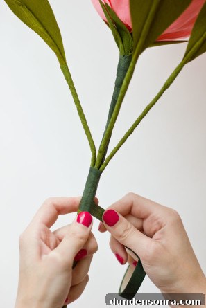 DIY Crepe Paper Roses