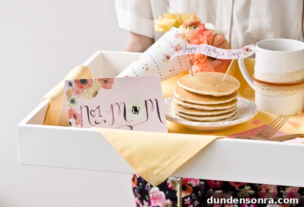 Mother’s Day Breakfast in Bed Printables — Free Printable Cards & Menus 6 Free Mothers Day Printables
