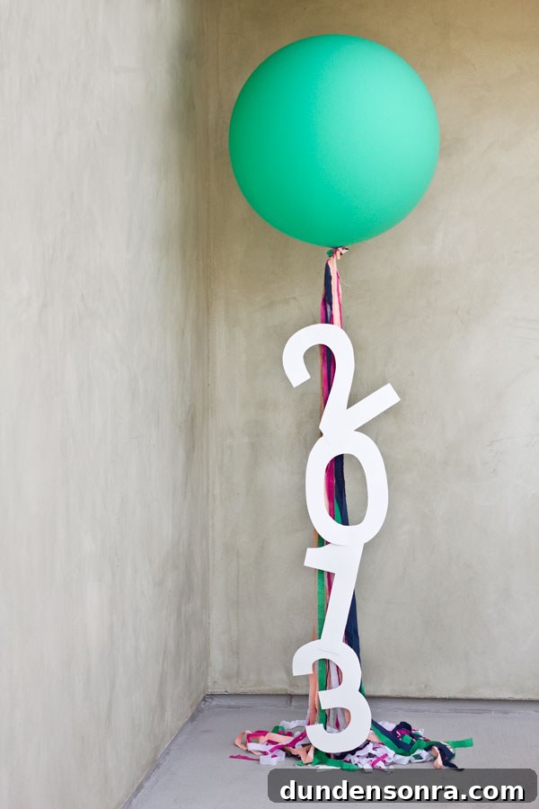 DIY Giant Message Balloons