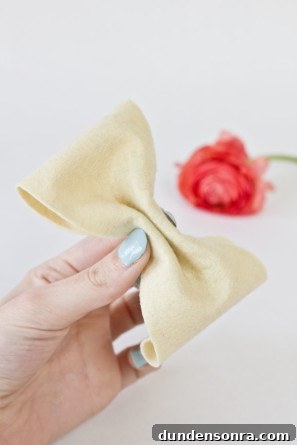 Flower Hair Bow DIY