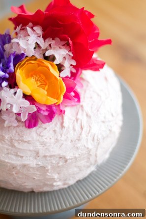 Madeline’s Colorful DIY Flower-Filled Birthday Party Ideas 17 Flower Cake Topper