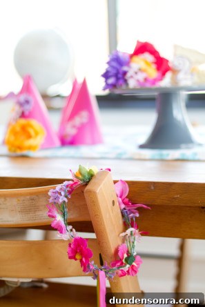 Colorful Flower Birthday Party