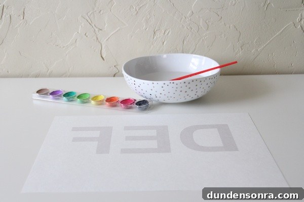 DIY Monogram Straw Topper Supplies