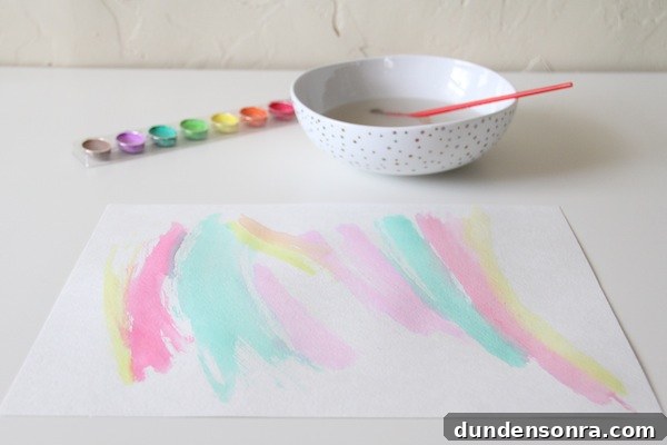 DIY Watercolor Monogram Straw Toppers Tutorial