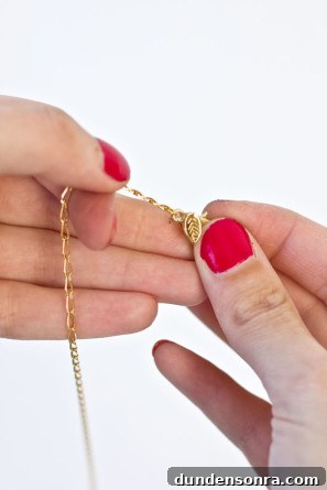 DIY Gold Party Hat Jewelry