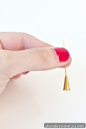 Gold Party Hat Jewelry