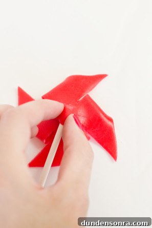 How to Make Fun Edible Pinwheels for Parties and Snacks 10 Airhead Pinwheels Step 8