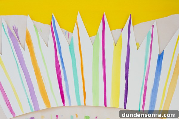 How to Make Fresh Flower Crowns for Parties 6 DIY Stripe Watercolor Party Crowns