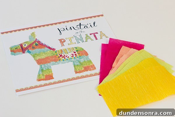 Pin the Tail on the Donkey Free Printable