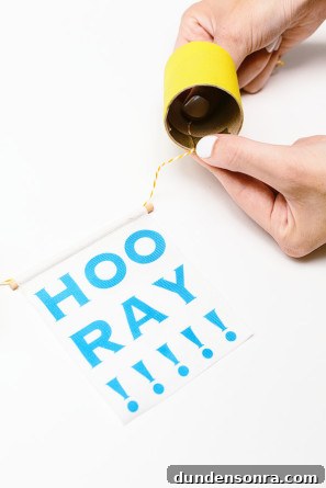 Confetti Popper Message DIY