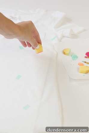 Confetti T-Shirt DIY
