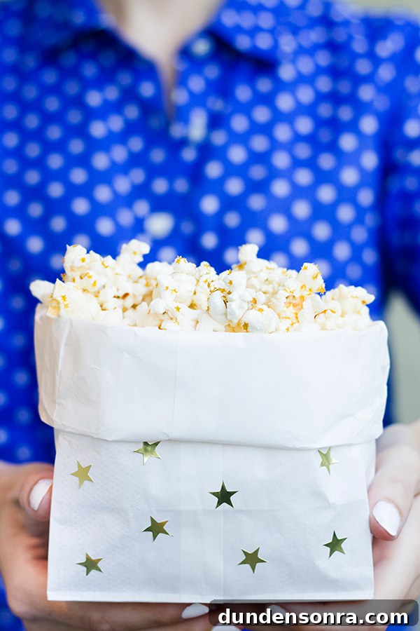 Make Your Own Popcorn Bags: DIY Guide for Parties and Gifts 2 DIY Popcorn Bags for July 4th