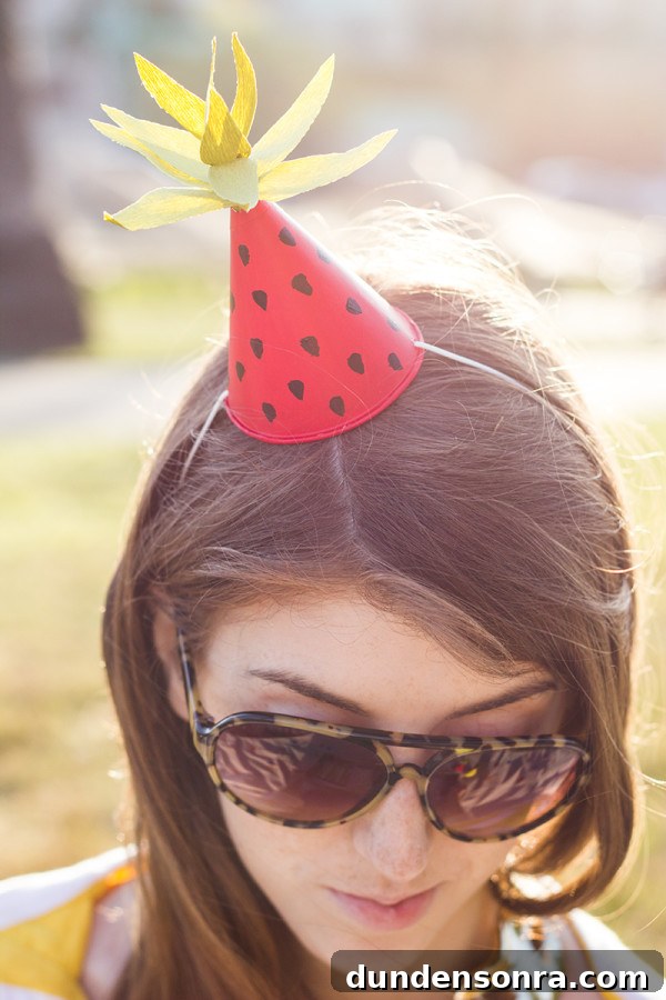 Fruit-Inspired DIY Party Hats: Creative Hat Ideas for Parties 3 DIY Fruit-Inspired Party Hats
