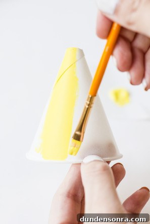 Mini Painted Party Hats