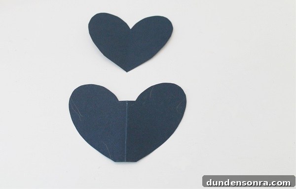 Heart Garland Template
