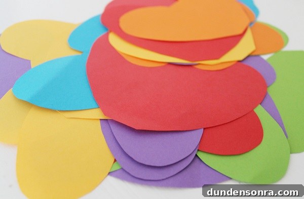 Rainbow Heart Garlands