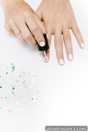 Confetti Mani DIY Tutorial