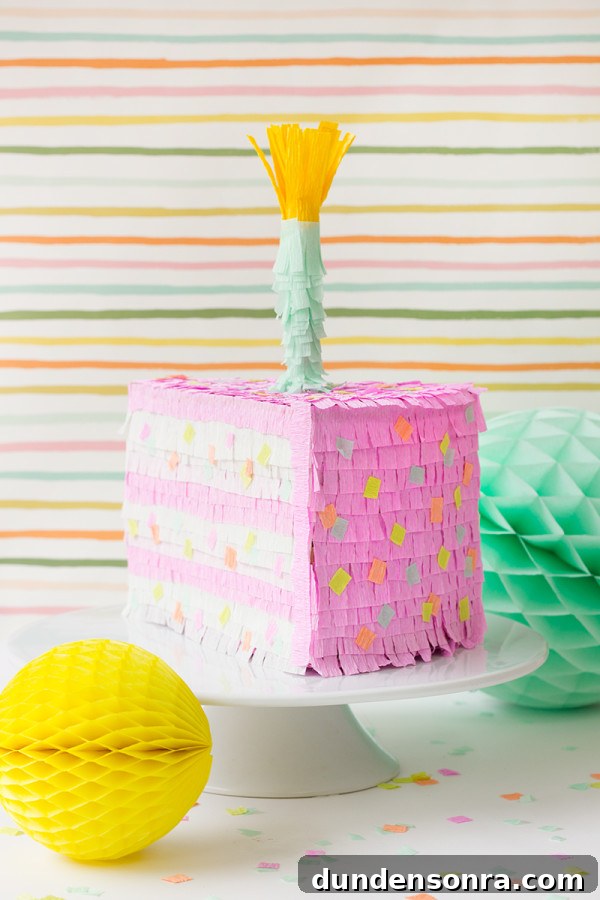 DIY Birthday Cake Piñata