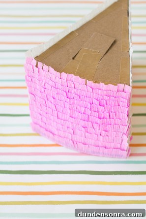 Birthday Cake Pinata Tutorial Steps