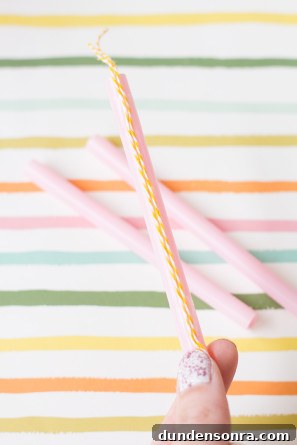 Birthday Candle DIY