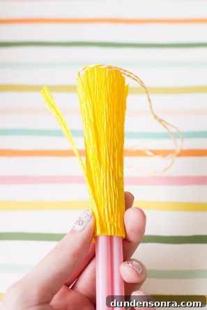 How To Make a Faux Birthday Candle