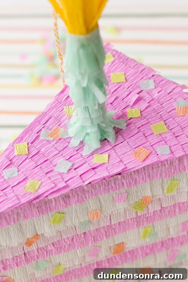 Cake Slice Pinata DIY Tutorial
