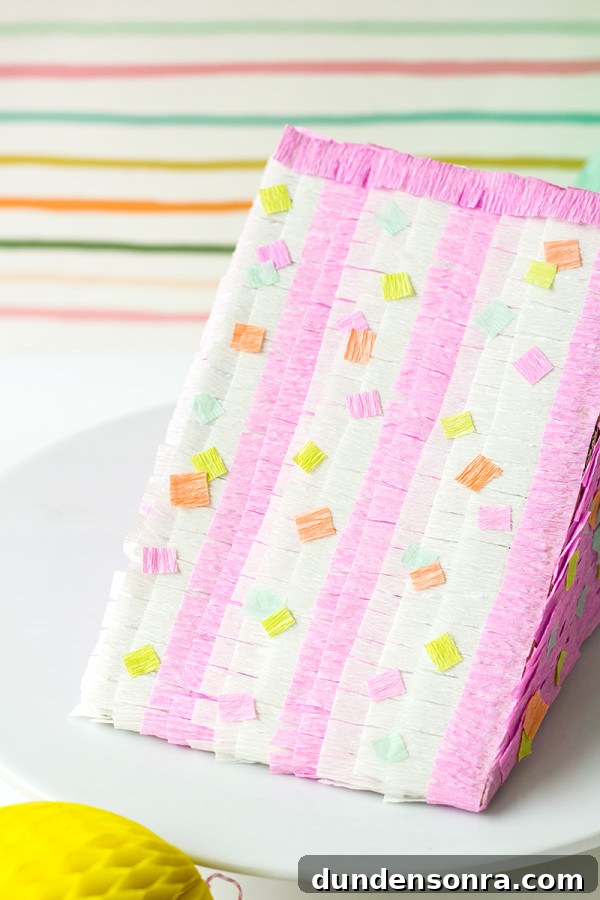 DIY Birthday Cake Pinata Tutorial