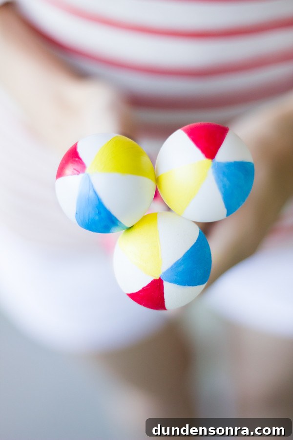 DIY Beach Ball Drink Stirrers: Fun Tropical Cocktail Picks 11 Beach Ball Drink Stirrers