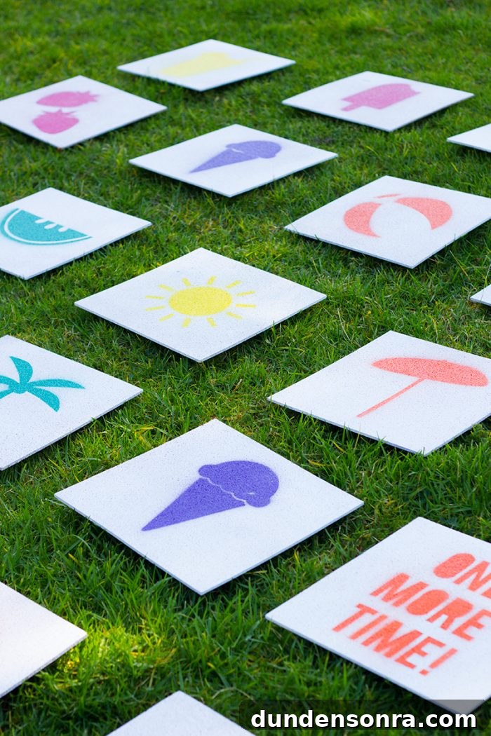 DIY Giant Matching Game