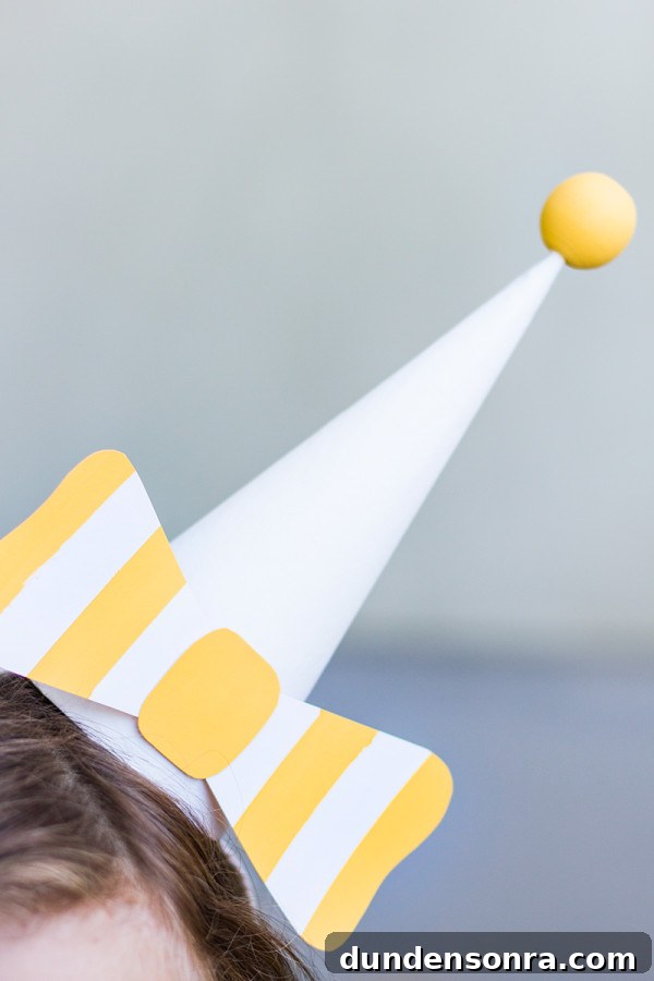 Paper Bow Party Hat DIY