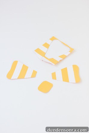 DIY Striped Paper Bow