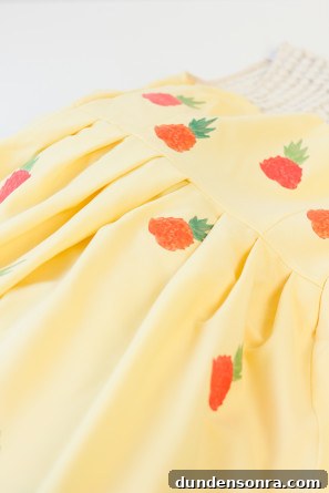 DIY Pineapple Party Dress
