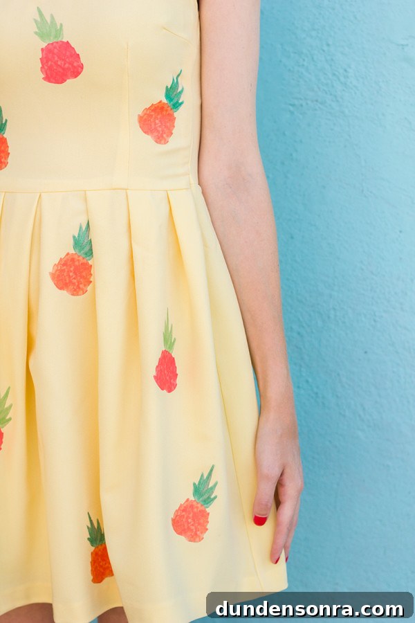 Pineapple Dress DIY and Free Printable