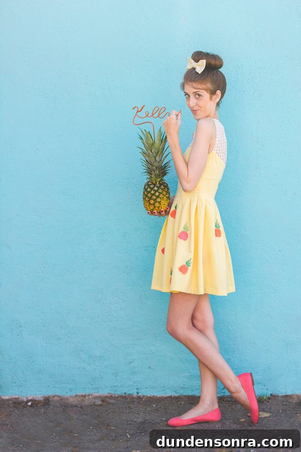 How To Make a Pineapple Dress