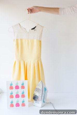 Iron On Transfer Pineapple Dress