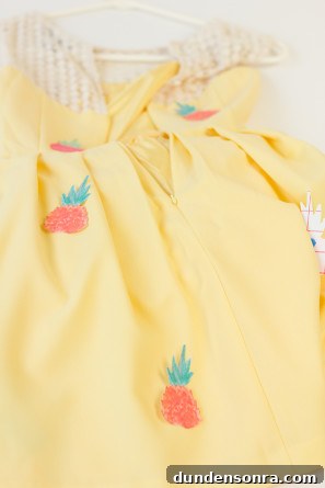 Pineapple Party Dress DIY