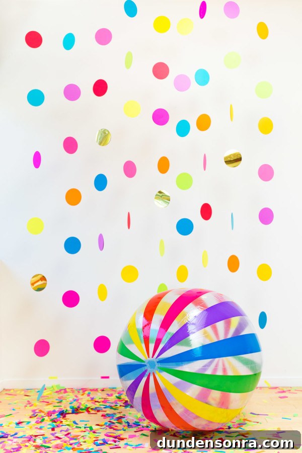 DIY Floating Confetti Photobooth In a Box