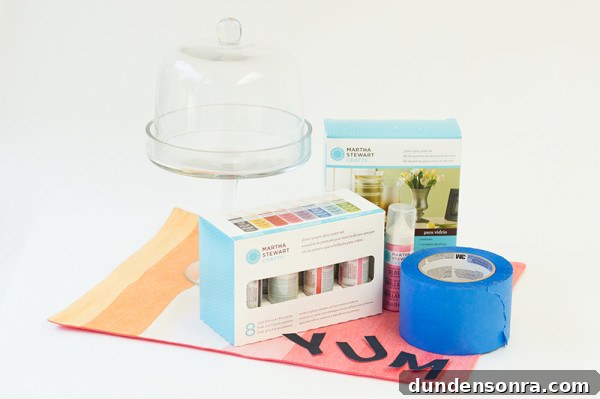 Glass Cake Dome DIY