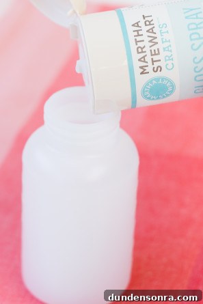 Glass Spray Paint DIY