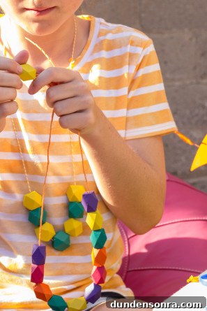 DIY Geometric Necklaces