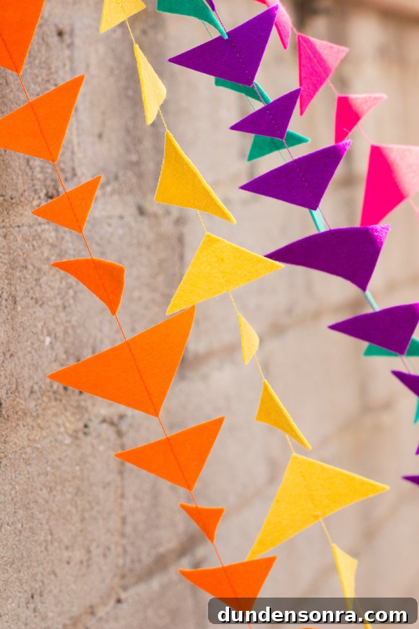 Felt Triangle Garlands