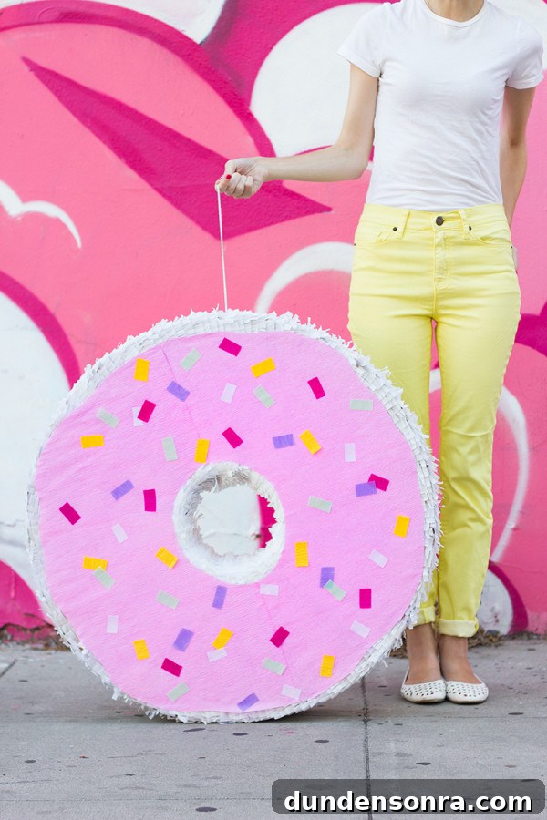 DIY Giant Donut Pinata