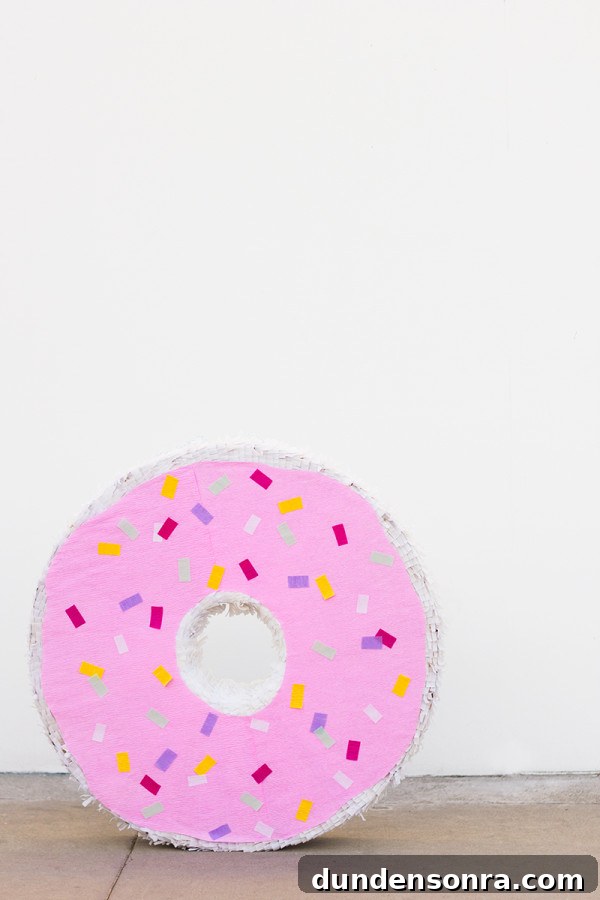 Giant Donut Pinata DIY