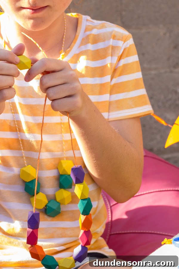 Geometric Party DIYs: 12 Creative Decorations and Crafts 20 DIY Geometric Necklaces