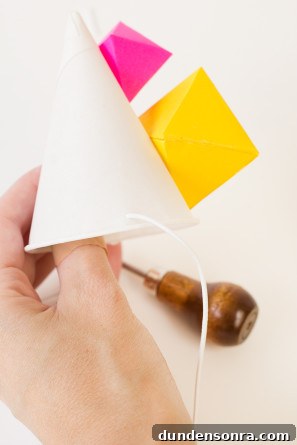 Geometric Party DIYs: 12 Creative Decorations and Crafts 26 Geometric Party Hats DIY